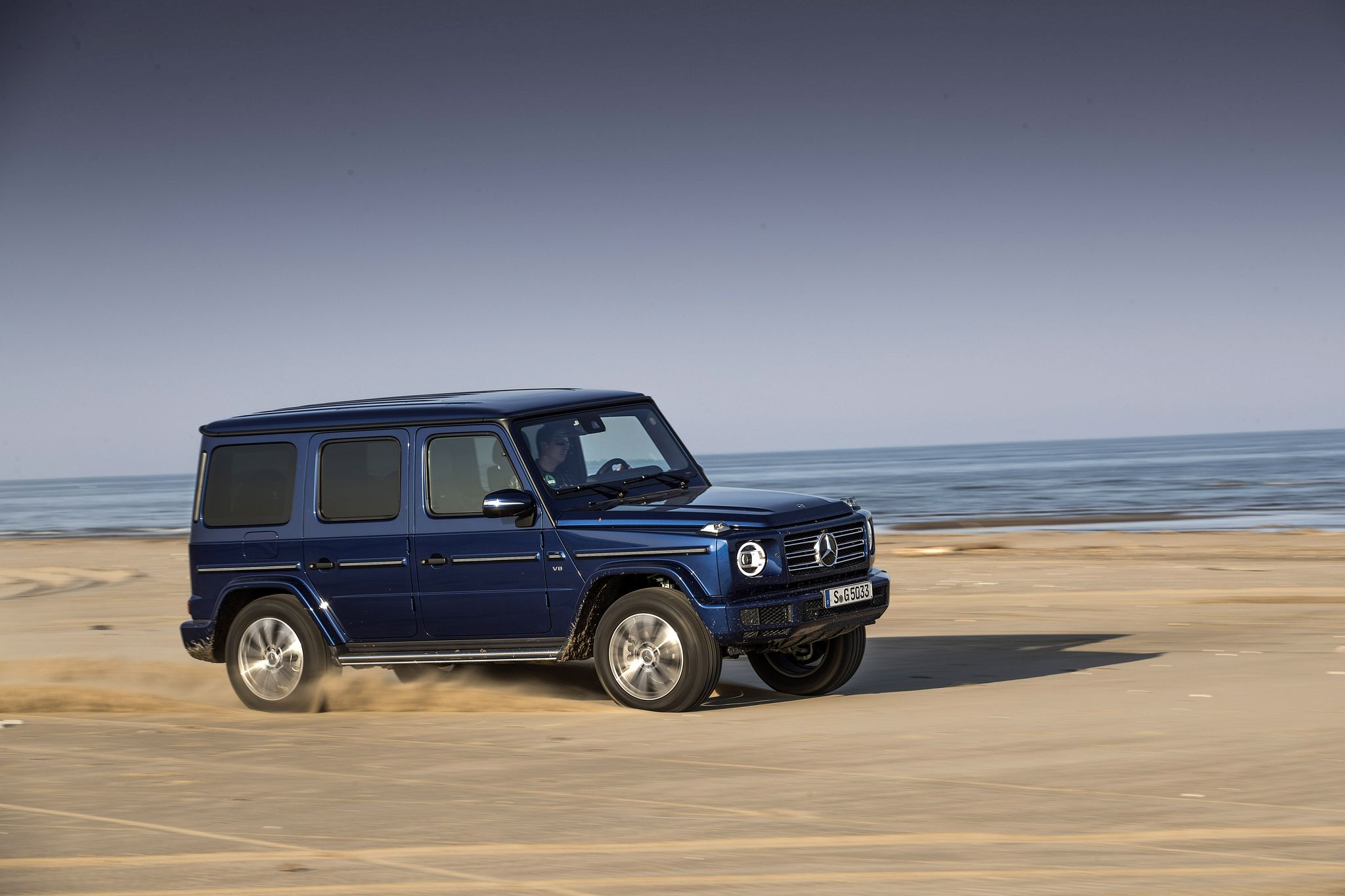 Bild von Mercedes-Benz die neue G-Klasse am Strand